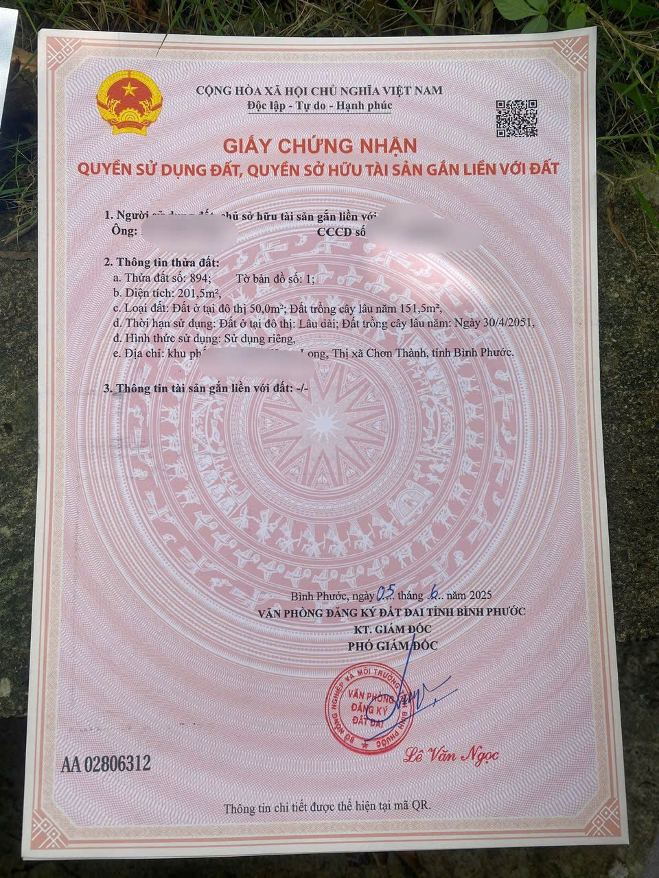 Khu Dân Cư Chơn Thành